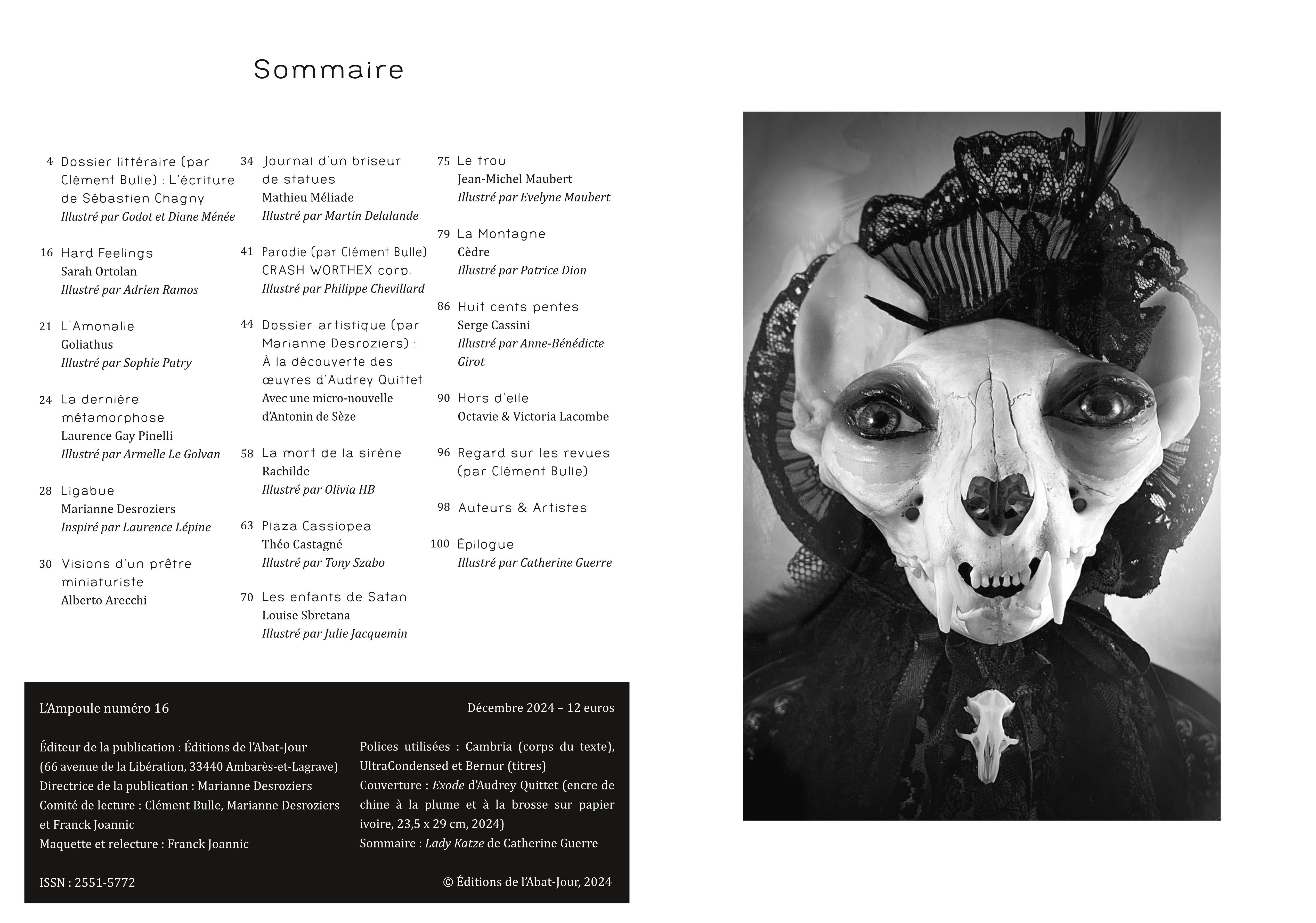 Parution de "L'Amonalie"